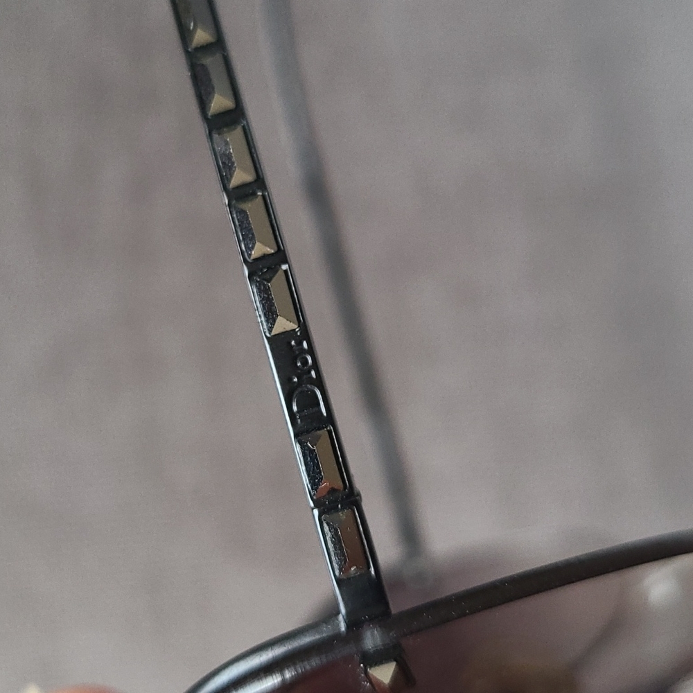 Dior ToreaDior Sunglasses Black Studs Gradient Lens - Picture 12 of 16